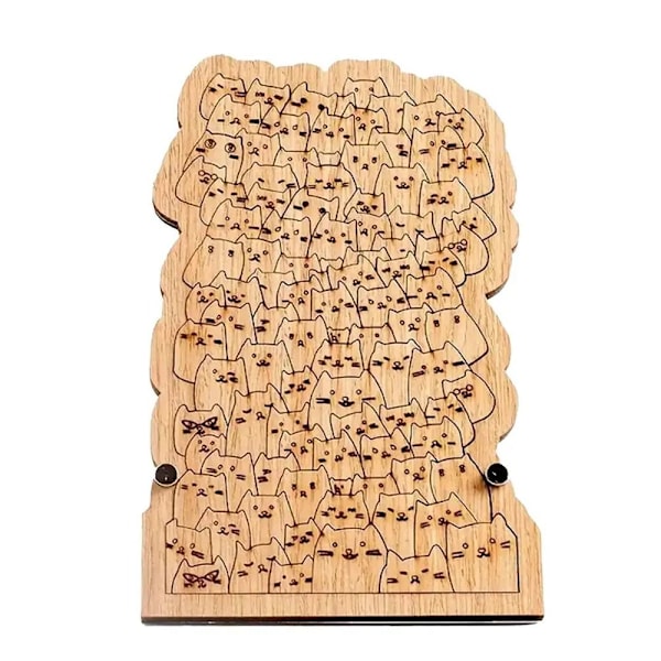 Hundred Cat Puzzle Stående Hundred Cats Puslespill Spill Jigsaw