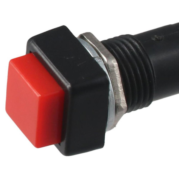 10st Tryckknappsbrytare Kontakter Power