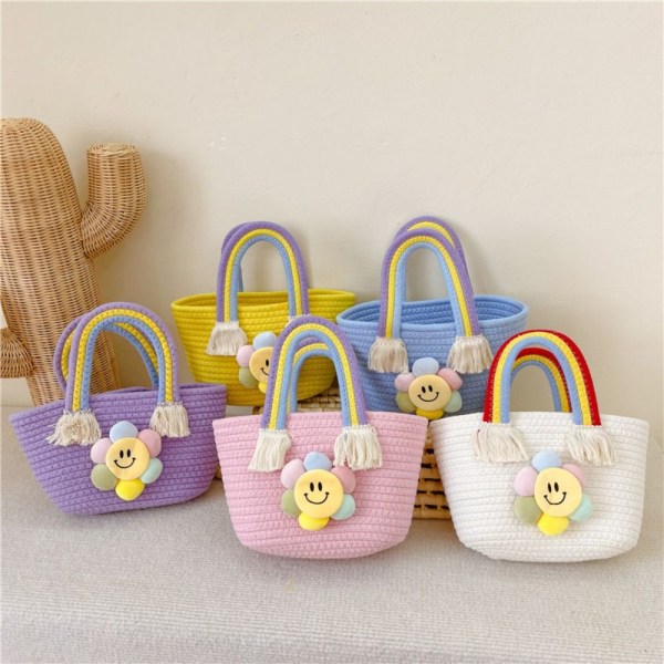 Handbag Woven Bag GUL yellow