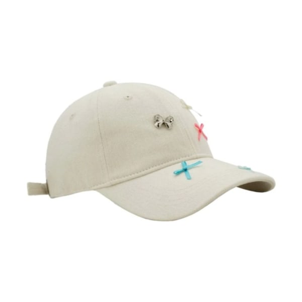 Dopamin Baseball Cap Rosett Baseball Kepsar VIT White