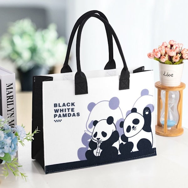 Filt håndtaske skuldertasker 3 3 3