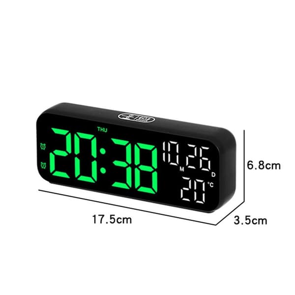 Elektronisk klokke Digitale LED-klokker 4 4 4