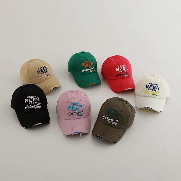 Barn Baseball Caps Baby Peaked Caps RØD red