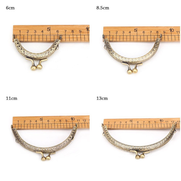 Spänne Lås metall handväska Ram 13CM 13cm