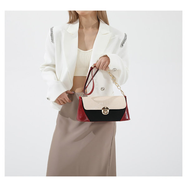 Axelväska Messenger Bag VIT White