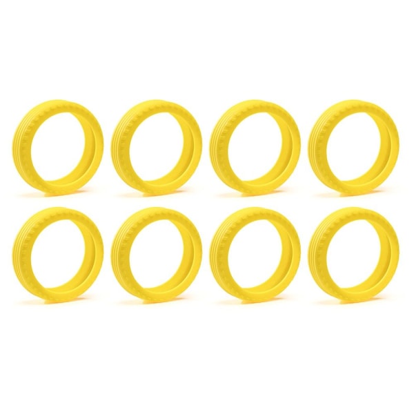8ST/ Set Resebagage Caster Skor Resväska Hjul Skydd Yellow 8Pcs-8Pcs