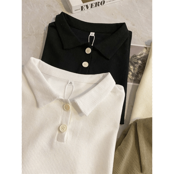 T-shirt Kortærmet SORT M Black M