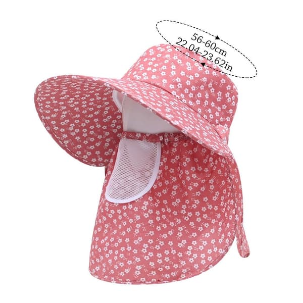 Solhatt Ansikte Nackskydd RÖD STIL 2 STIL 2 Red Style 2-Style 2