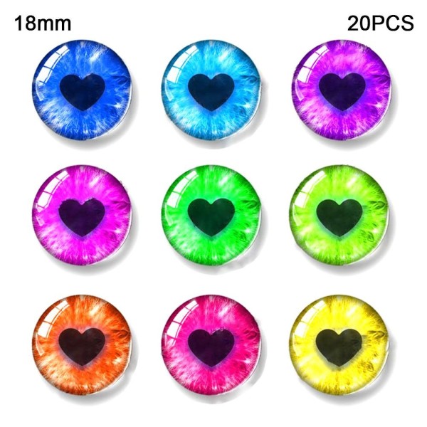 20 stk/10 par Eyes Crafts Eyes Puppet Crystal Eyes 16MM 16MM 16mm