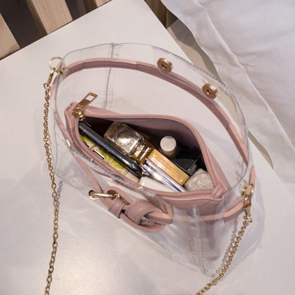 2 in 1 -olkalaukut Jelly Bag VAALEANHARMAA light grey