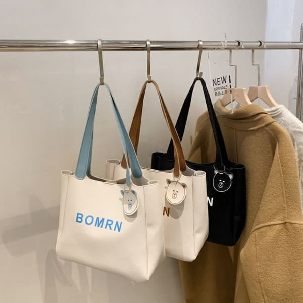 Shopper Taske Skuldertaske SORT SORT black