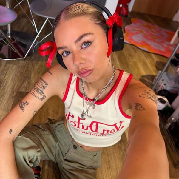 Ærmeløs Suspender Crop Top L L