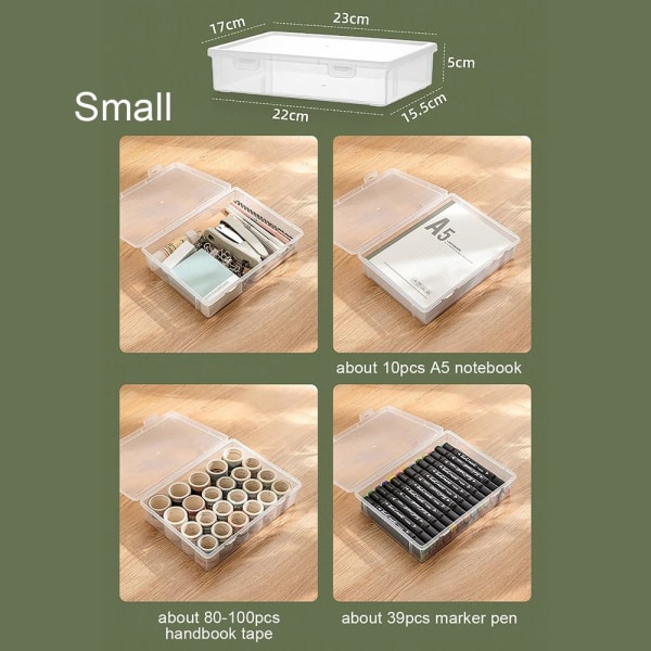 1kpl asiakirjojen säilytysastia A4 A5 organizer PIENI FOR Small for A5 Size