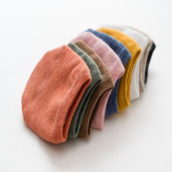 5 par framfotsstrumpor Halvfots cover ROSA pink