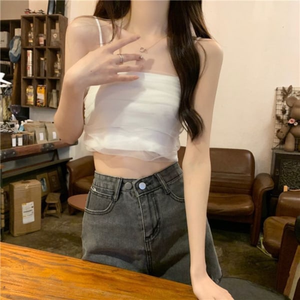 Mesh Slingväst VIT White
