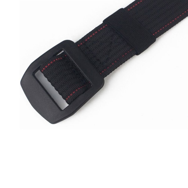 Flätat bälte Nylon Midjeband SVART black