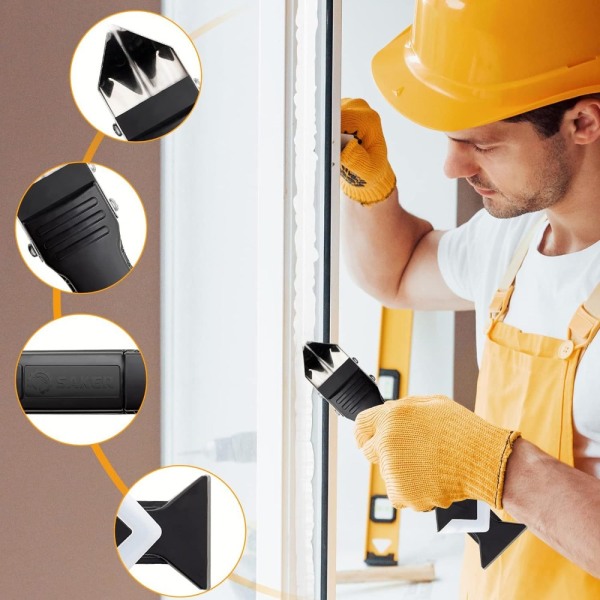 Silikon tätningsverktyg Grout Scraper Kit 9PCS 9PCS 9pcs
