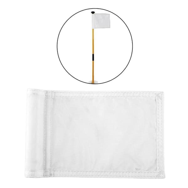 Golf Putting Green Flag Golf Træningsflag HVID White