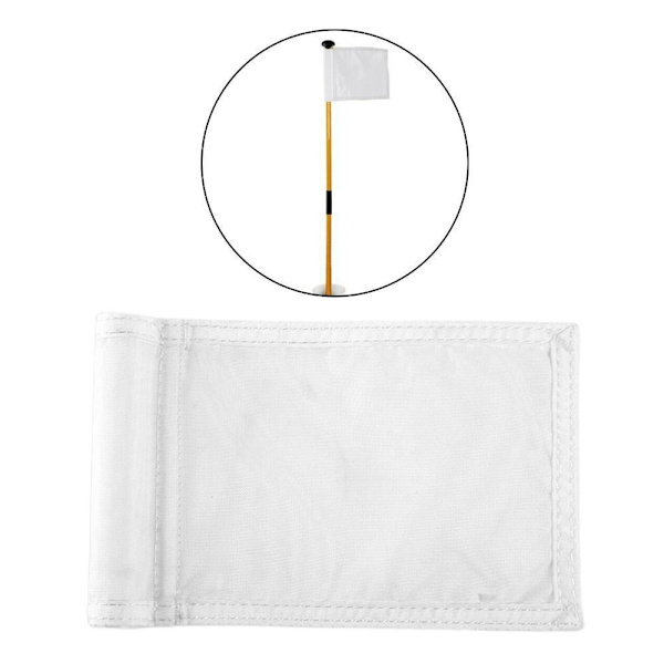 Golf Putting Green Flags Golfträningsflagga VIT White