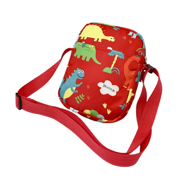 Dinosaur Skuldertasker Kosmetiktaske RØD Red