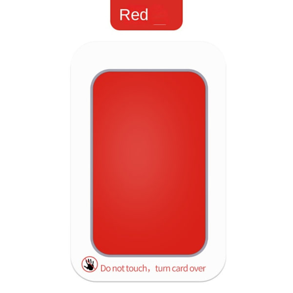 Baby Footprint Ink Pad Pet Handprints PUNAINEN Red