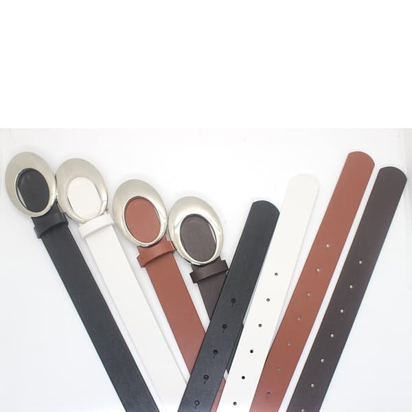 Belte Midjebelte KAFFE GLATT SPENNE GLATT SPENNE Coffee Smooth Buckle-Smooth Buckle