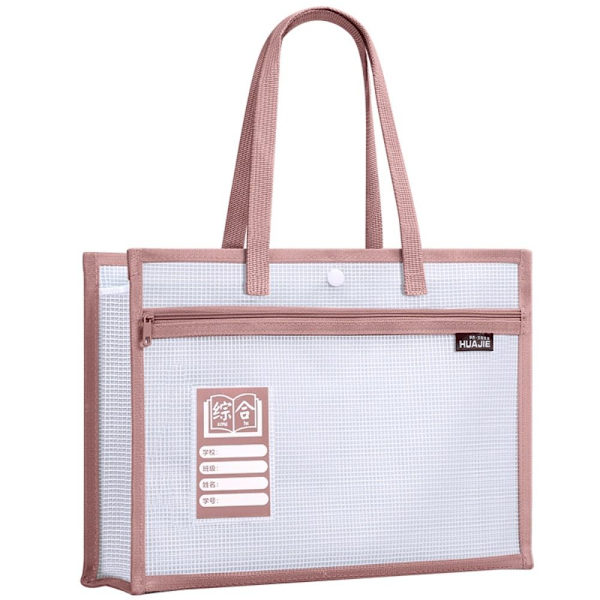 Tote Skoletaske Tutorial Taske PINK Pink