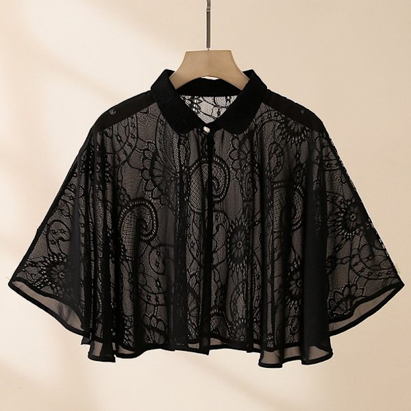 Rose Jacquard Polyesterihuivit Aurinkosuojahuivi APRICOT Apricot
