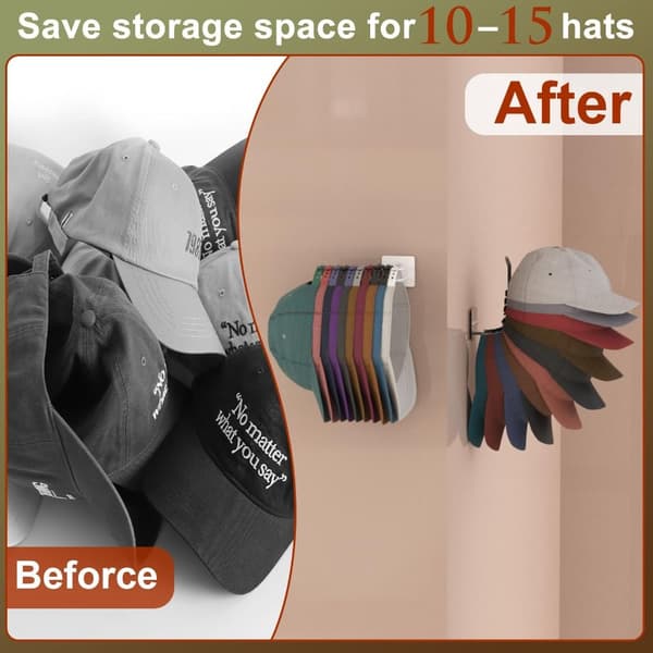 Hattekroker Baseballcaps Hattestativ Baseballcapsorganisator