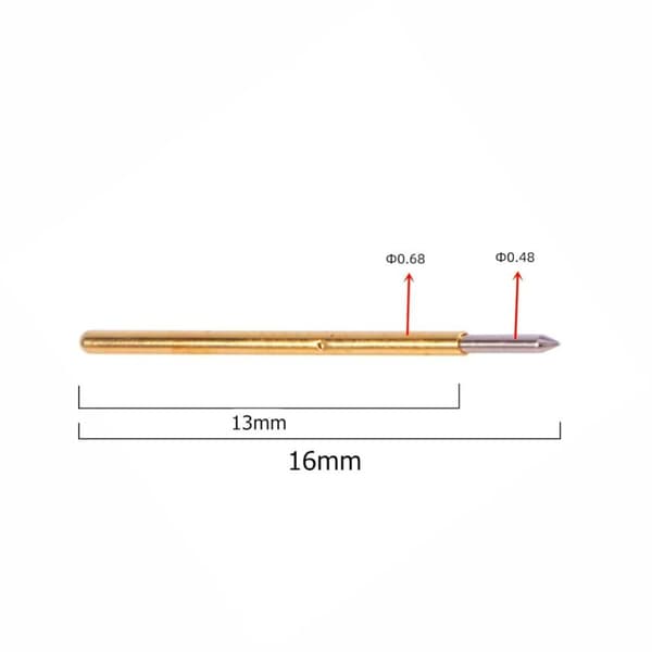 Fjederbelastet Testprobe-stift P50-B1 Pogo-stift