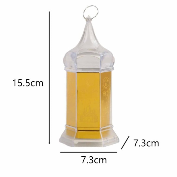 Eid Mubarak Lamp Ramadan LED-lampor 1 1 1
