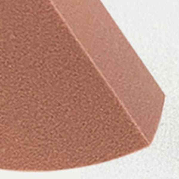15 st triangulär puderpuff kosmetisk puff BEIGE beige