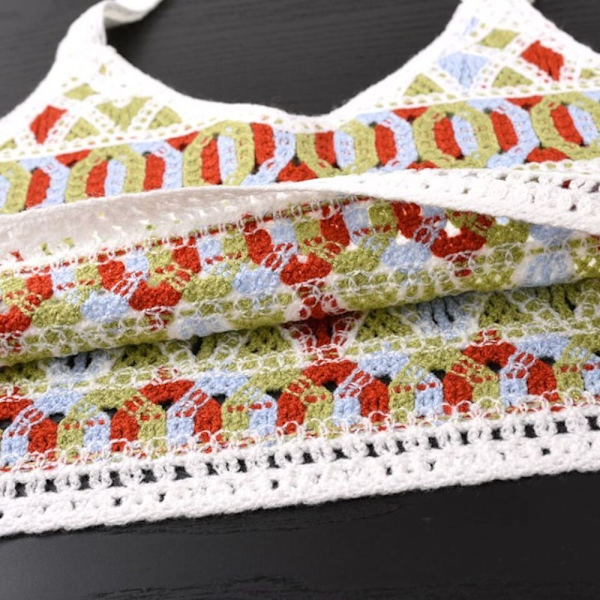 Uthult Camisole Hekleblomst Uthult Stropp BLÅ Blue