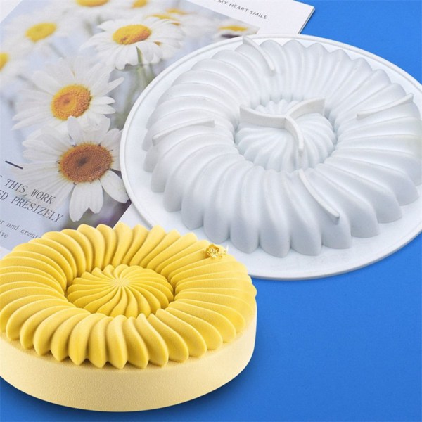 Stora 3D Crown Silikon Kakform Form Formar
