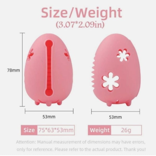 Tørreholder Blomst Svamp Æggekasse PINK Pink