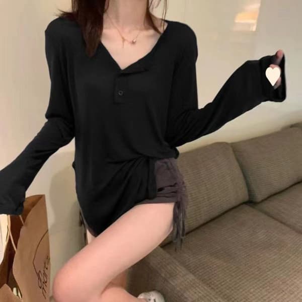 Hihaton croptop MUSTA M Black M