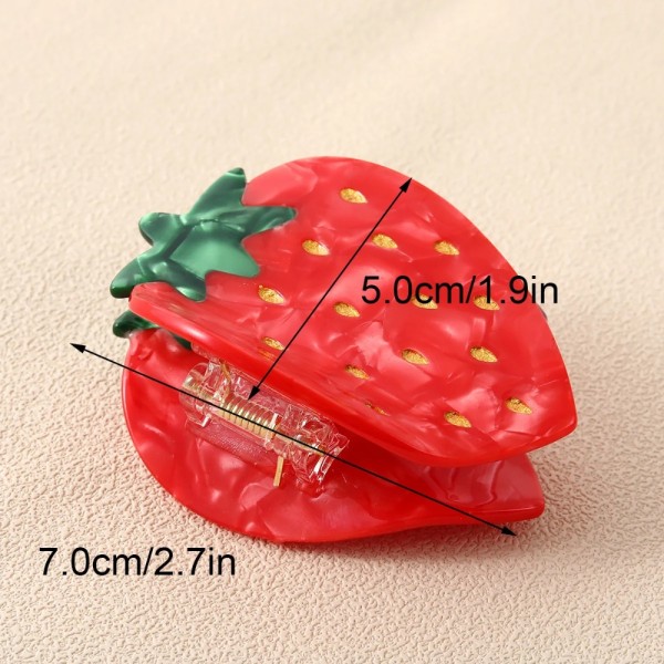 Strawberry Hair Clip Shark Hair Clips 6 6 6