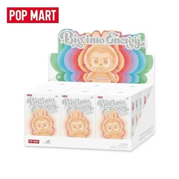 Högkvalitativ POP MART LABUBU 3.0 Monster Spännande Macaron Plyschdocka Leksak Blind Box 1 st LABUBU 3.0 grey
