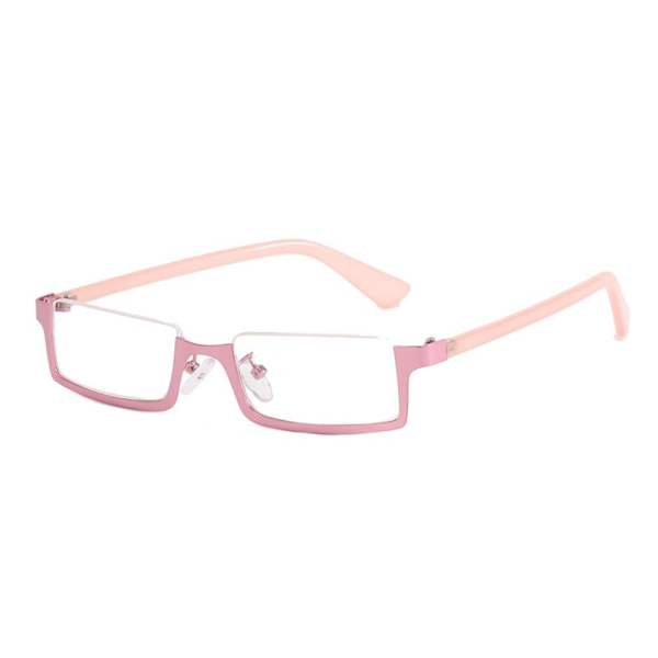 Anti-Blue Light Glasses Neliömäiset silmälasit PINK Pink