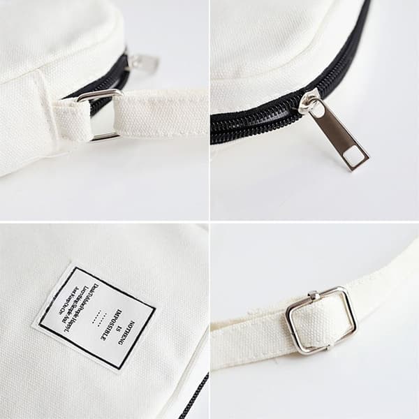 Canvas Telefon Taske Diagonal Taske GUL yellow
