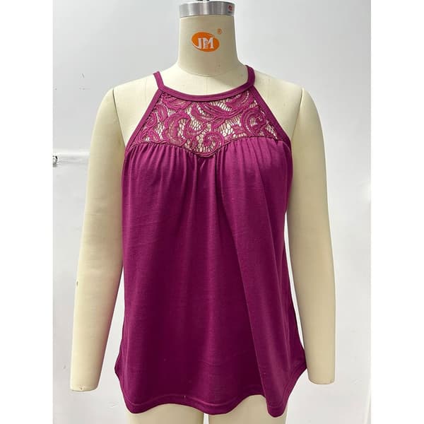 Singlets Ermeløs VINRØD L Wine Red L