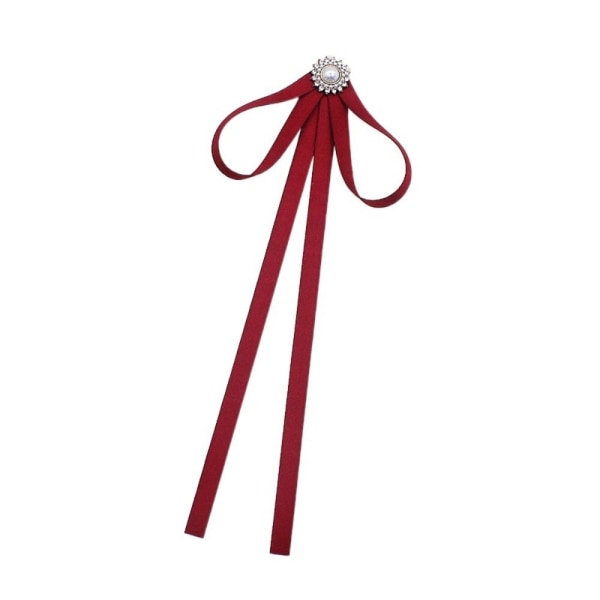 Sløjfe Bowknot Brocher RØD Red