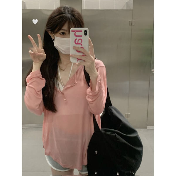 Linne Crop Top GRÅ M Grey M