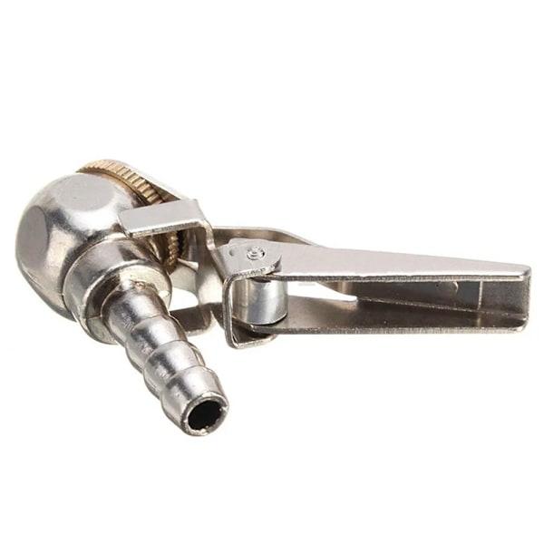 1 stk. dækluftchuck-pumpechuck-clips SØLV SØLV silver