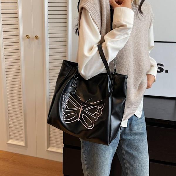 Dame Skuldertaske Tote Tasker SORT black