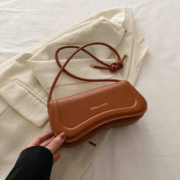 Axelväska Messenger Bag BRUN Brown
