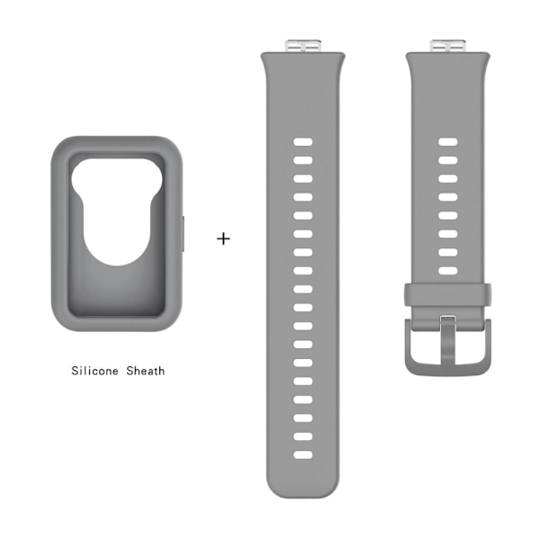 Erstatningsurrem Silikonebånd GRÅ Grey