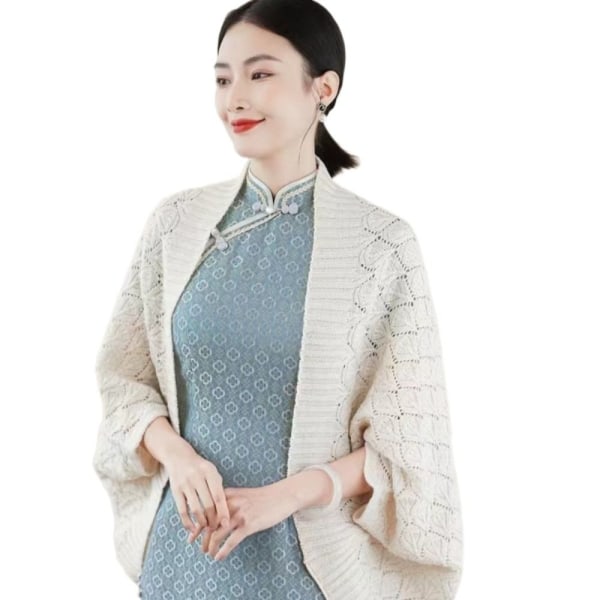 Dame cardigan air-condition skjorte BEIGE Beige