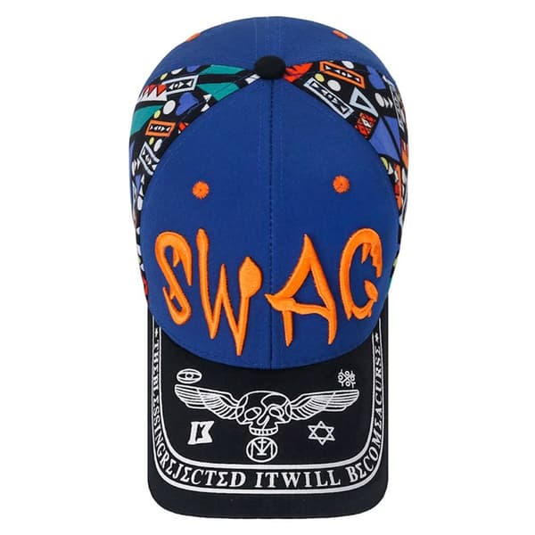 Baseball-lippis Hip Hop -hatut MUSTA Black