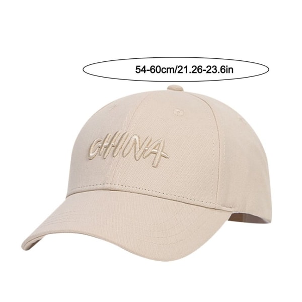 Baseballkasket Hip Hop-hatte KHAKI Khaki